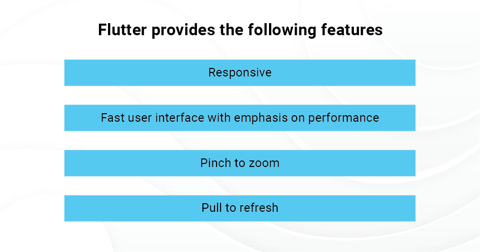 Flutter app development