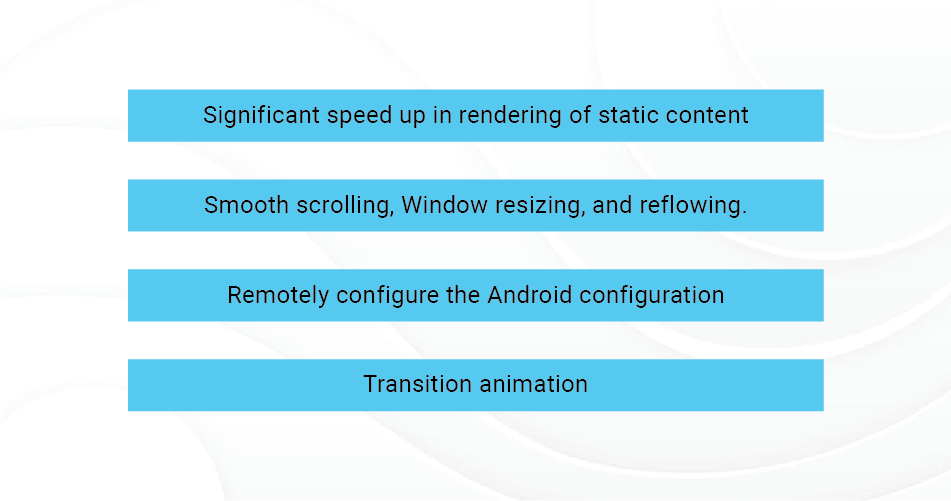 Flutter app development