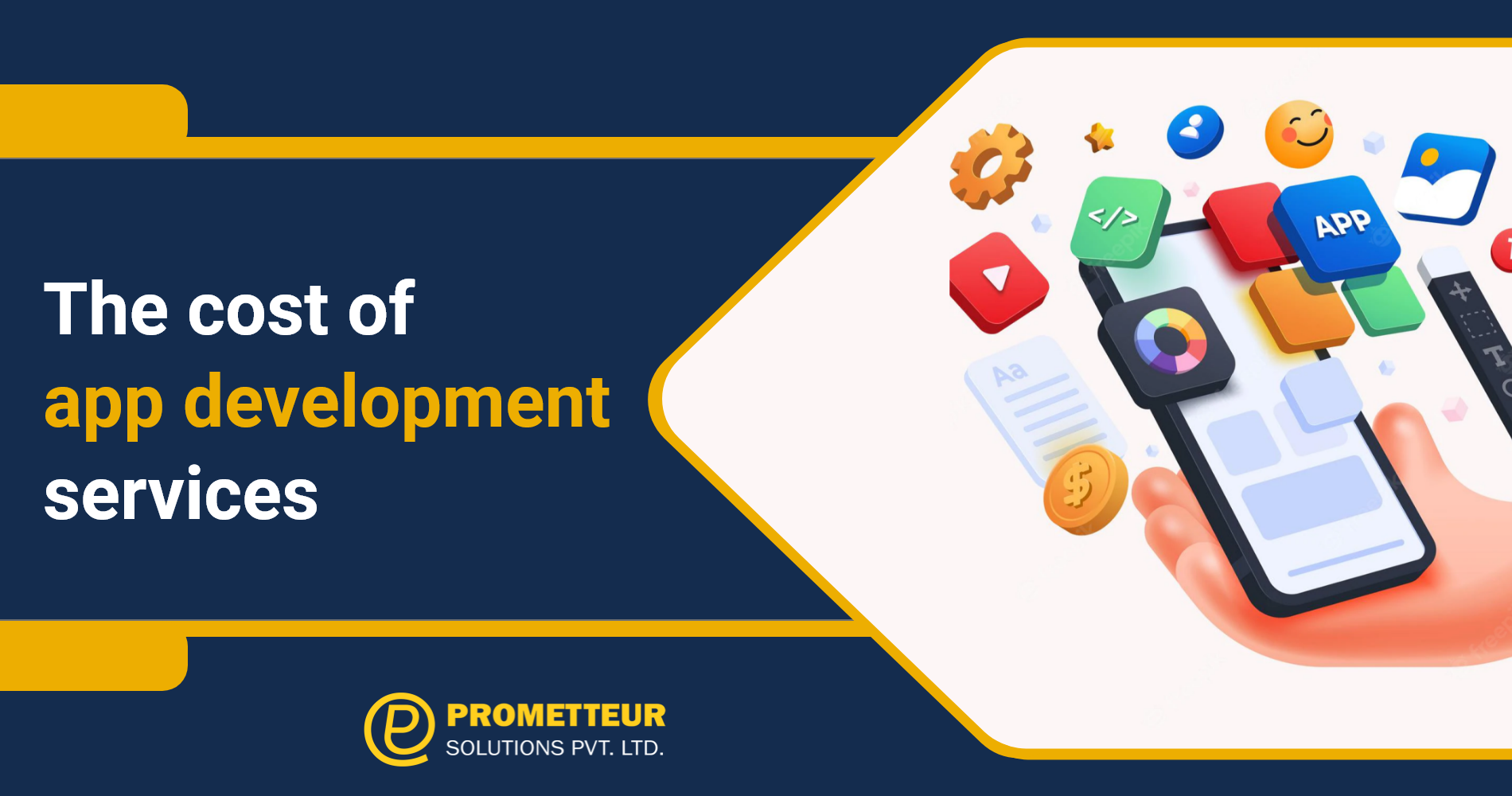 The cost of app development services