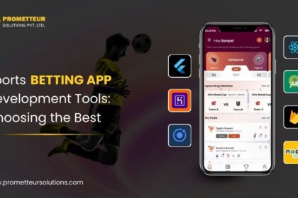 illustrating a guide to choosing the best development tools for sports betting apps.